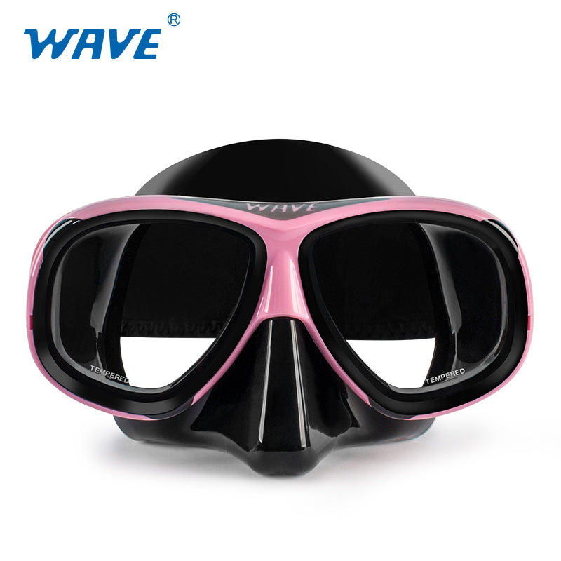 Wave Prescription Nearsighted Diving Mask Snorkeling Goggles