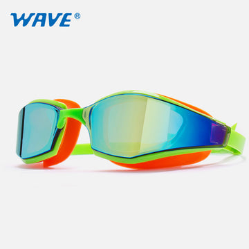 Wave Sport Antifog Silicone Swimming Goggles Adult Pool Glasses
